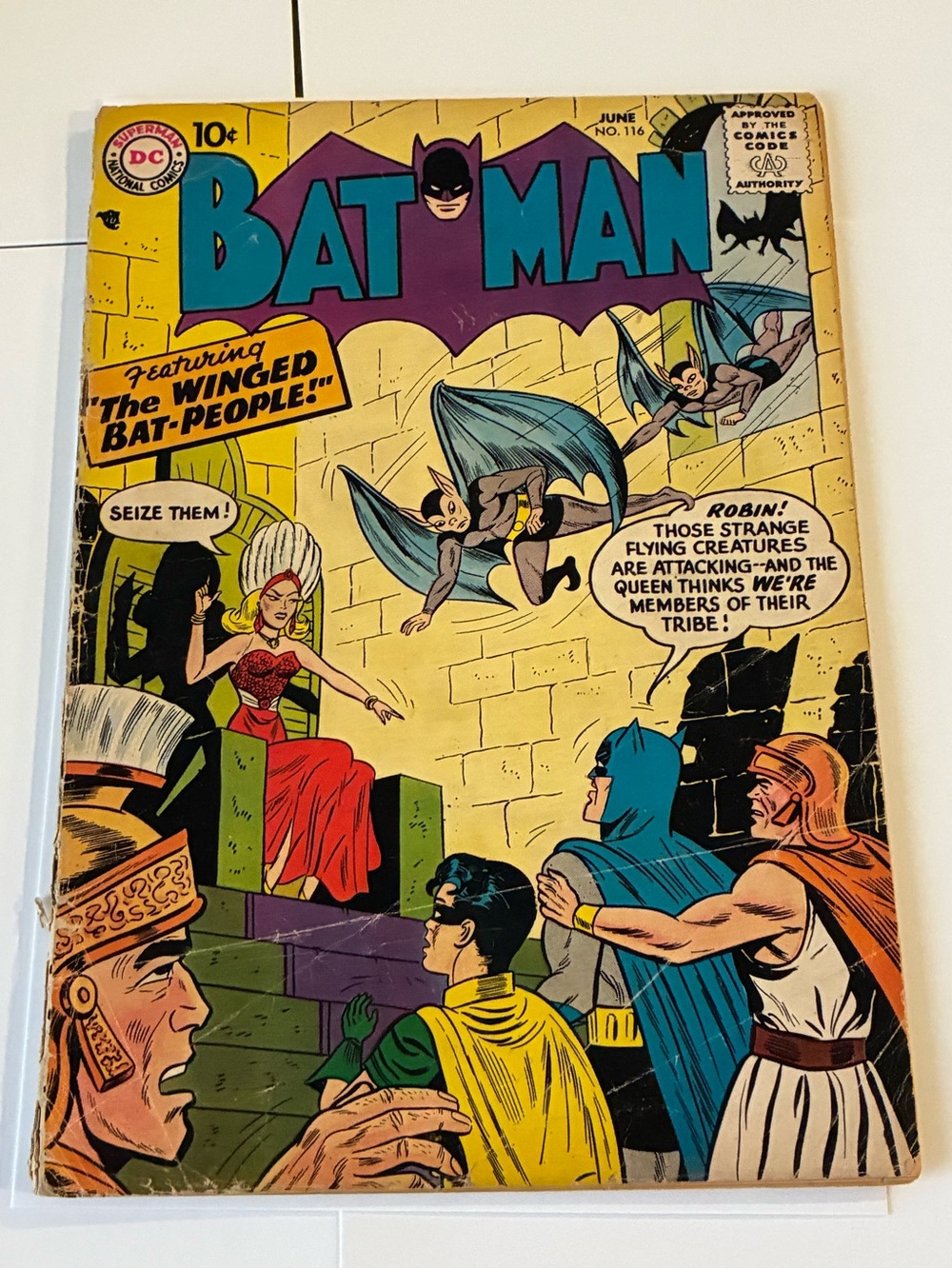 Batman #116 DC Comics 1958 The Winged Bat-People Silver Age GD 2.0